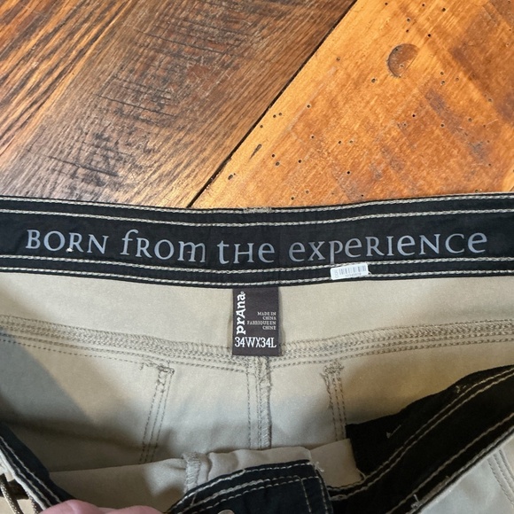 prAna Stretch Zion Pant Men’s 34 W × 34 L Sandbar Technical Hiking Chino - Picture 14 of 16